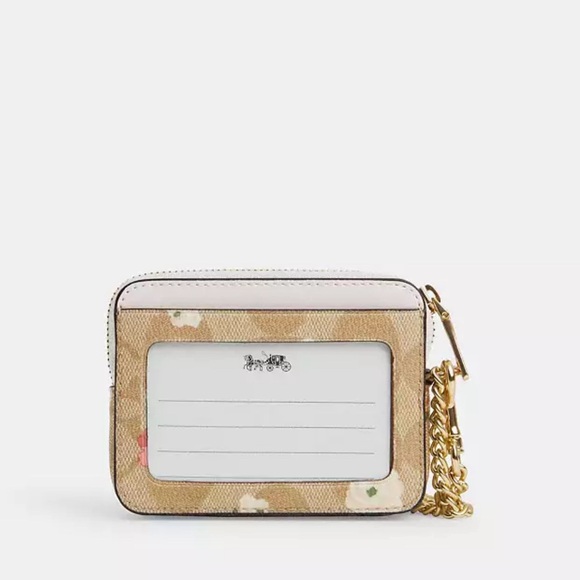 Coach zip card case with floral print - Picture 5 of 6